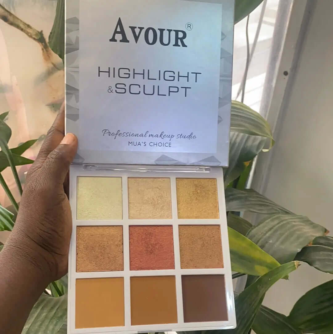 Avour Highlight, Sculpt Palette - La Mimz Beauty & Fashion Store