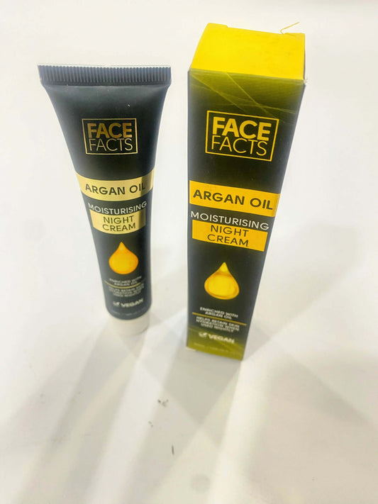 Face Facts Argan Oil Moisturizing Night Cream - La Mimz Beauty & Fashion Store