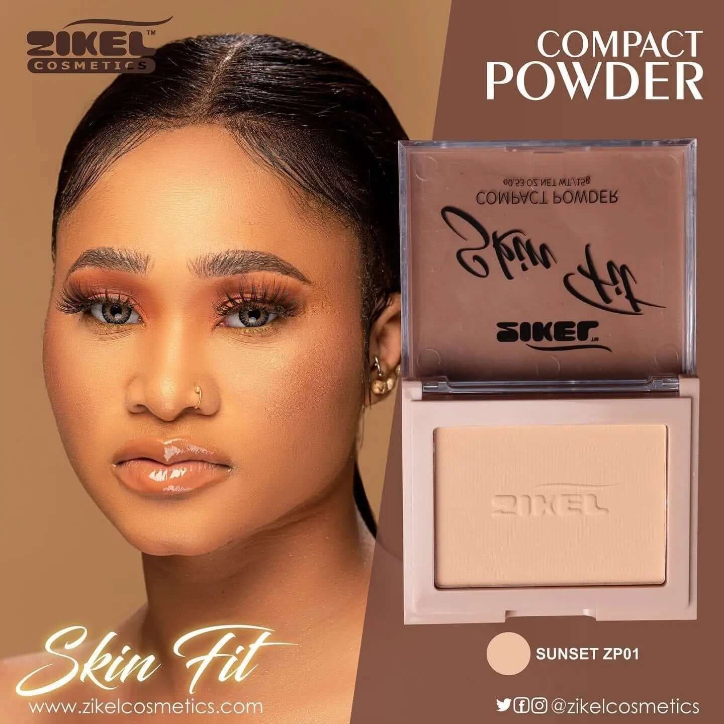 Zikel Skinfit Powder - La Mimz Beauty & Fashion Store