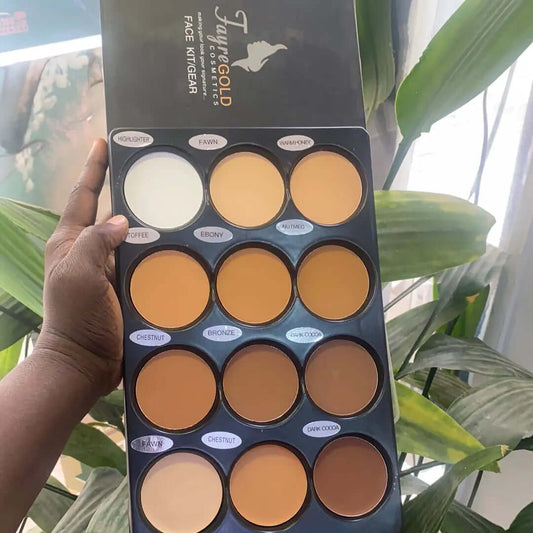 Fayregold 12 in 1 Powder palette - La Mimz Beauty & Fashion Store