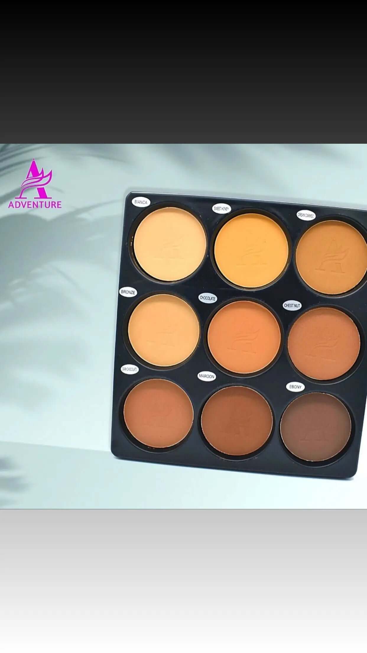 Adventure  Nine in One (9in 1 ) Multi powder Palette - La Mimz Beauty & Fashion Store