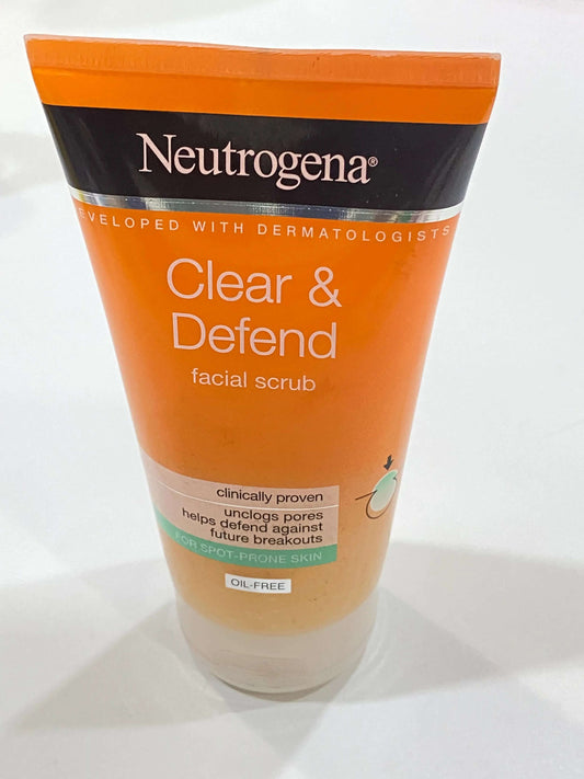 Neutrogena Clear and Defend Facial Scrub - La Mimz Beauty & Fashion Store