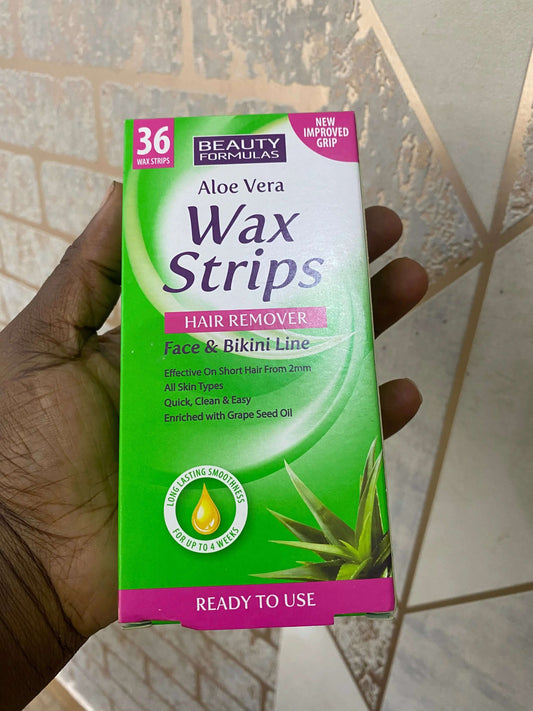 Beauty Formulas Aloe Vera Wax Strips - La Mimz Beauty & Fashion Store