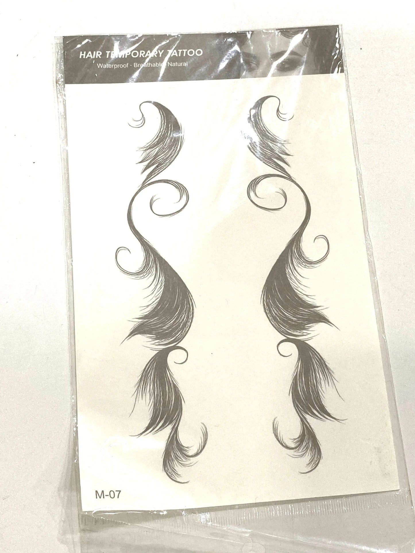 Hair Temporary Tattoo M07 - La Mimz Beauty & Fashion Store